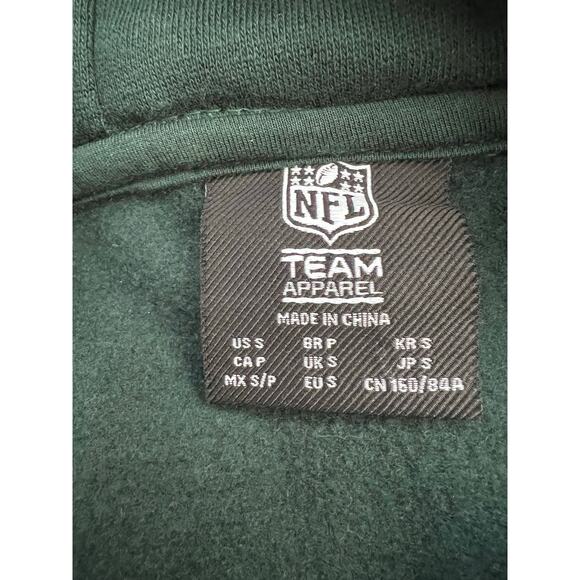 Green Bay Packers Hoodie Sz S Pullover Large SpellOut NFL Tag Football G Patches - Picture 4 of 6